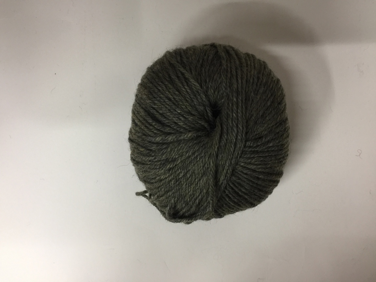 Flower green wool thread