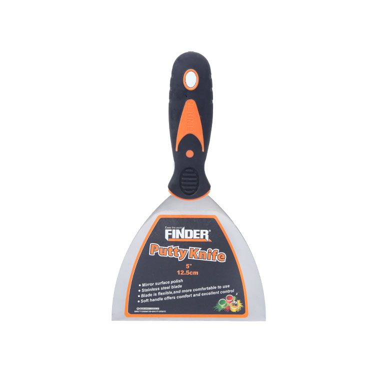I found a 5-inch Wall Scraper with orange black handle and putty