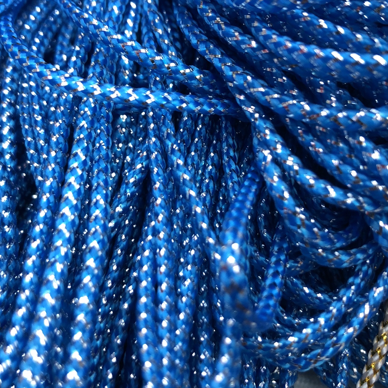 16 Strands Of Blue And Ten Strands Of Silver