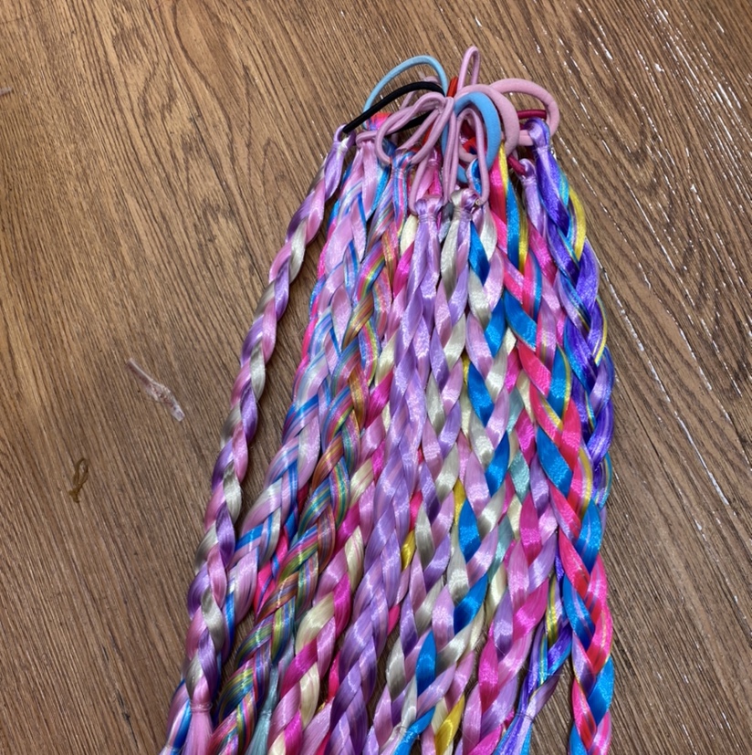 Children's wigs, braided hair ties, braided hair ornaments