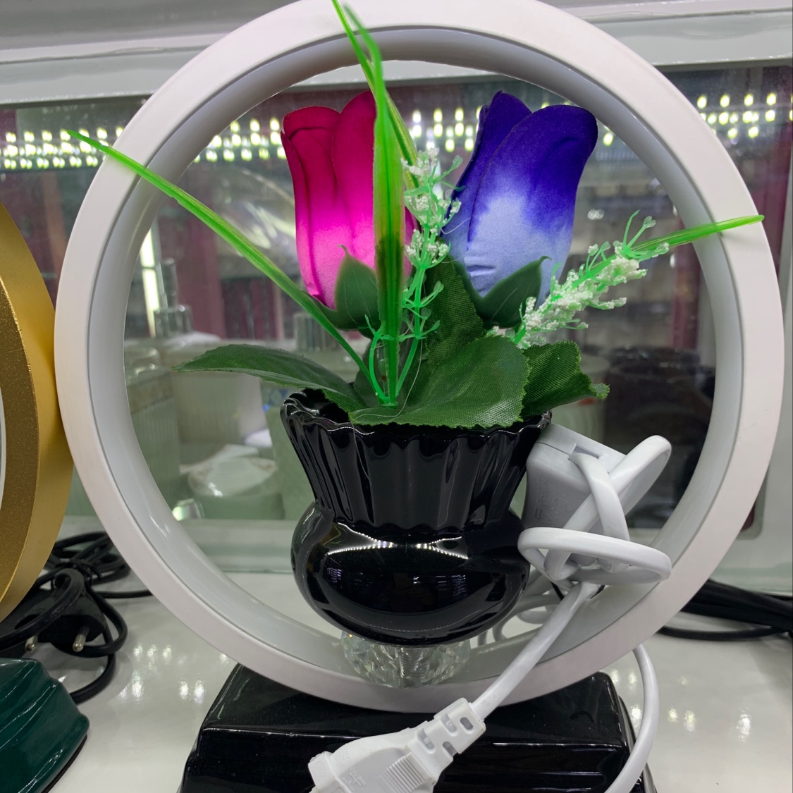 Dual purpose incense burner with lamp thumbnail