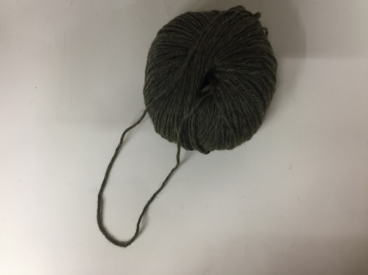 Flower green wool thread details Picture