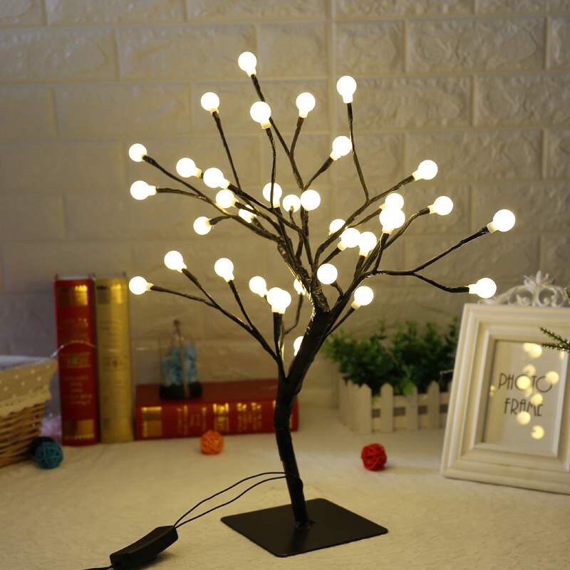 Frosted tree 40cm tall