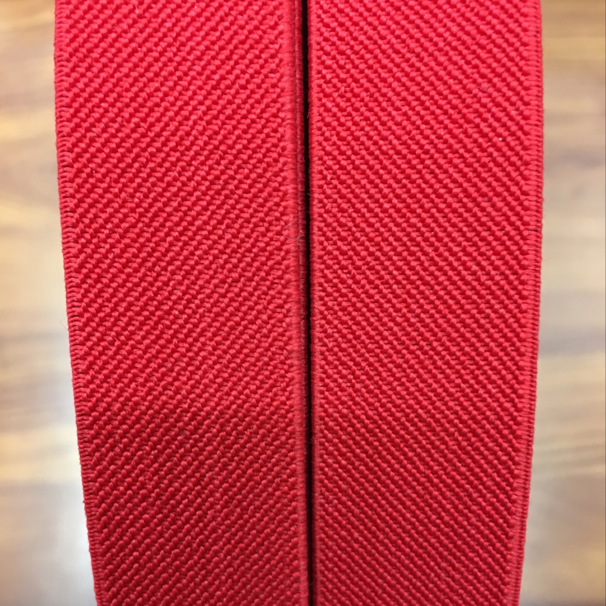 大红色2.5cm斜纹松紧带