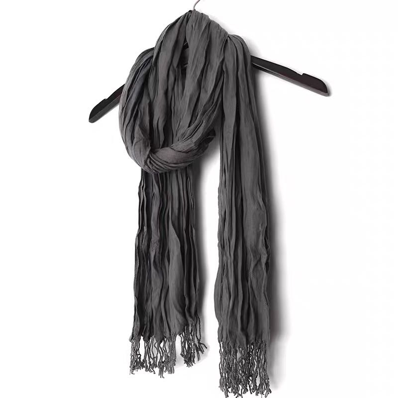 Ladies And Ladies Autumn And Winter Coats With Casual Explosive Scarves