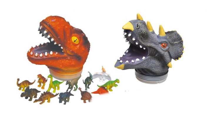 儿童仿恐龙头手套 小号