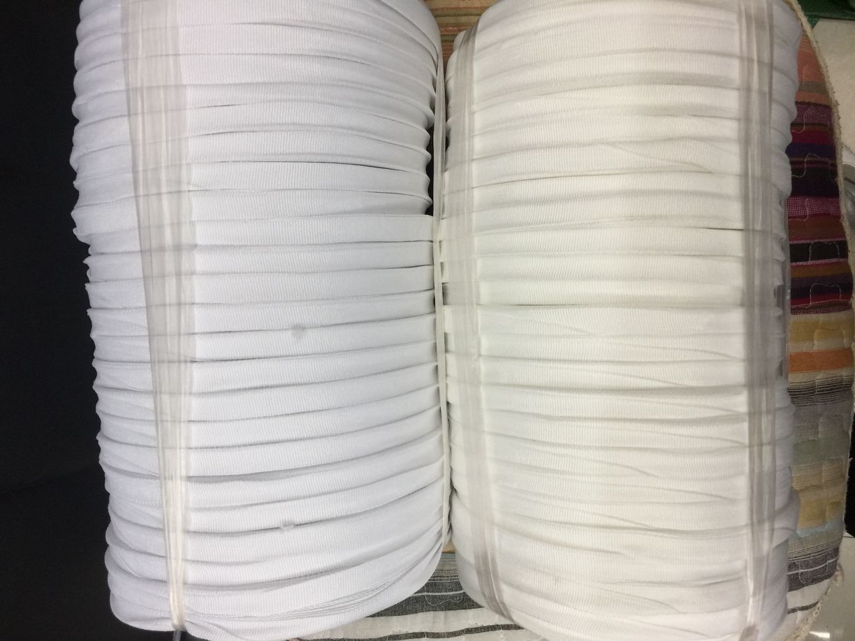 1 Cm Polyester Plain Ribbon This White Bleached Off-The-Shelf Ribbon Lace Ribbon Decorative Ribbon