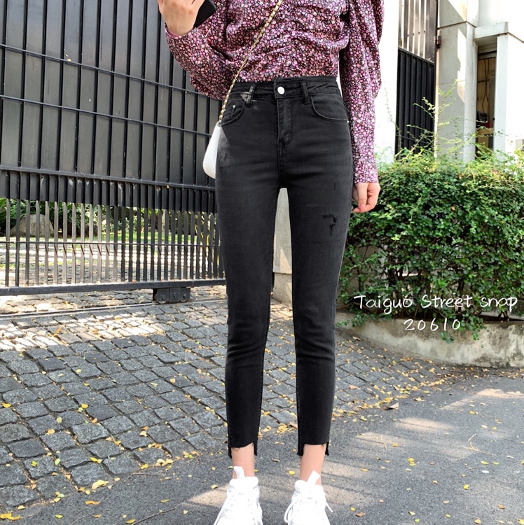 Komatsu Natsuki 20610 Genuine autumn and winter new collection Korean style fashionable slimming stretch denim pencil pants