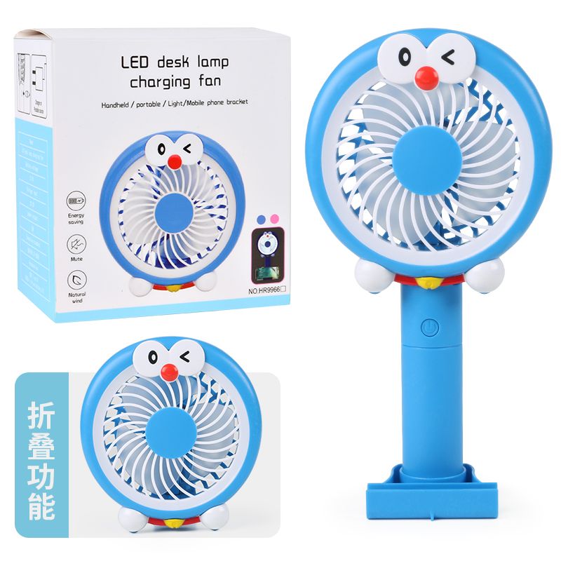 Hot-selling cartoon mini electric fan, mini bestseller, home silent and cute rotating fan, office and dormitory bedside fan Application Scenario