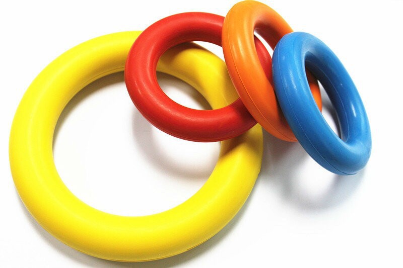 Dog toys, golden Retrievers, large dogs, biting pets, Teddy puppies, teething rubber rings, interactive training supplies undefined