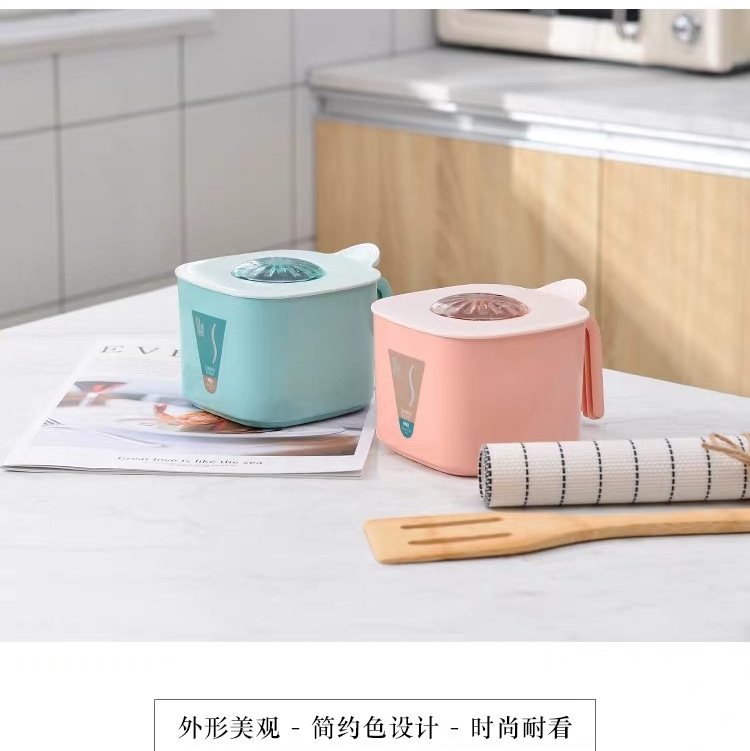 淞泰1602创意双格调味盒厨房盐糖收纳罐 家用调味料收纳盒调料瓶罐详情图8