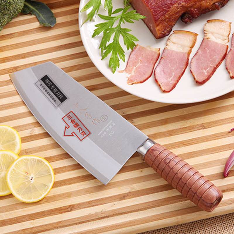 十八子作厨师刀专业菜刀切片刀日式厨房刀具三层复合钢鱼刀产品图