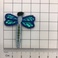 刺绣蜻蜓布贴绣花补丁细节图
