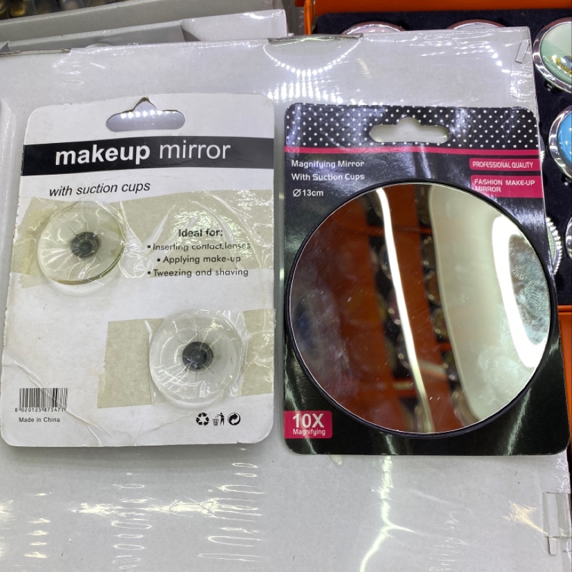 14cm 10倍放大镜小镜子便携式化妆镜厂家直销