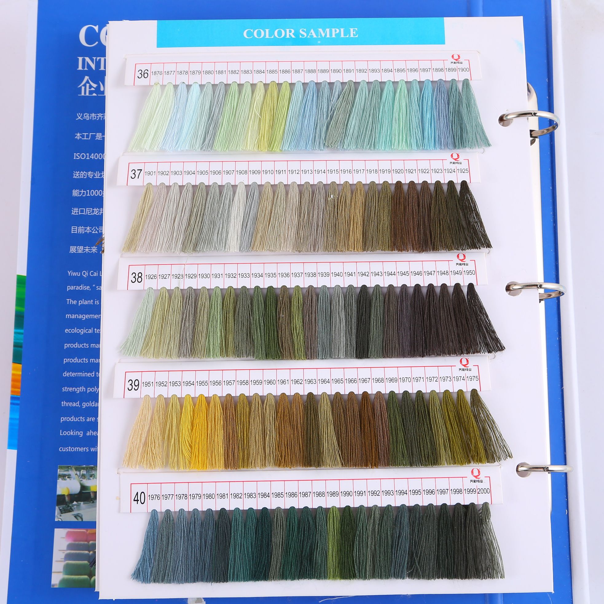 齐彩高弹丝70D/2生产厂家 低价直销 色彩丰富 批发价详情图11