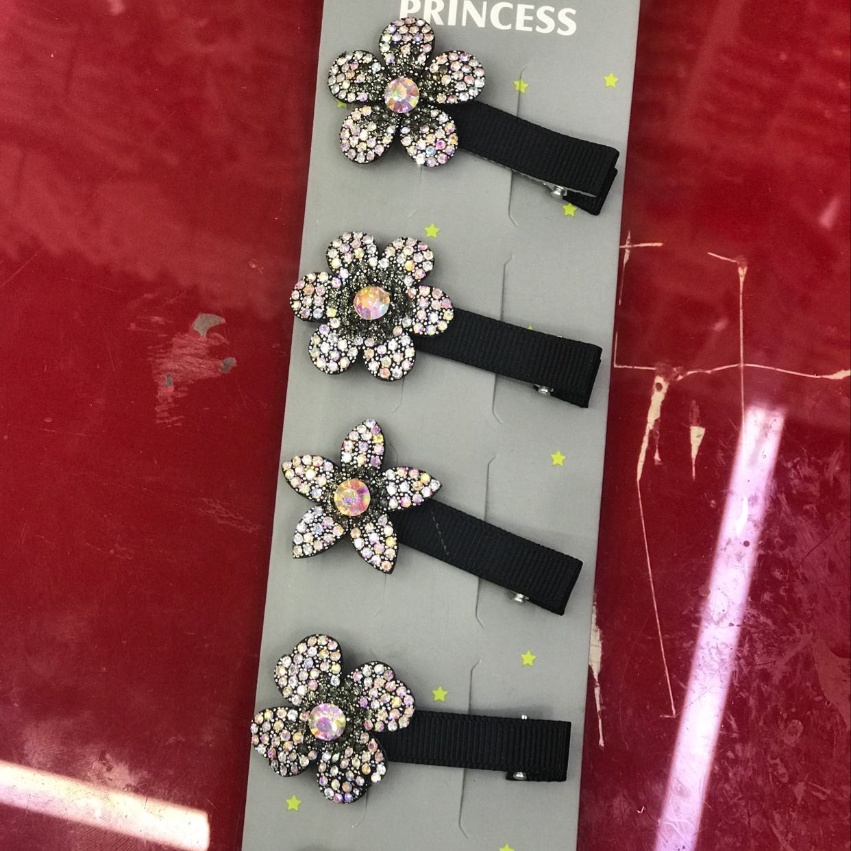 The 2021 new Korean version of the Instagnetiz-popular female hairpin 0903 Colorful Diamond Princess