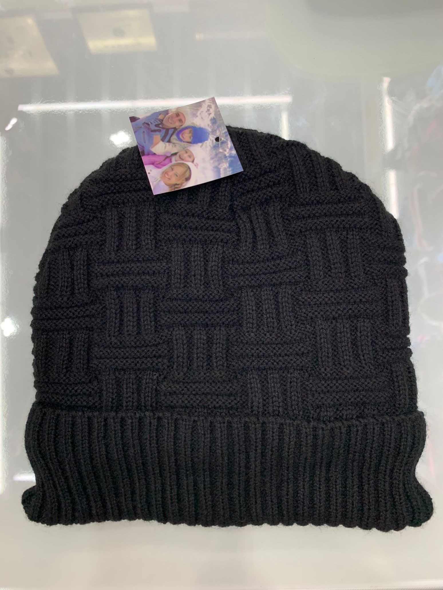 Winter and autumn add velvet woolen hat for men and women Korean version of versatile popular logo knitted hat cold insulation and thick hat thumbnail