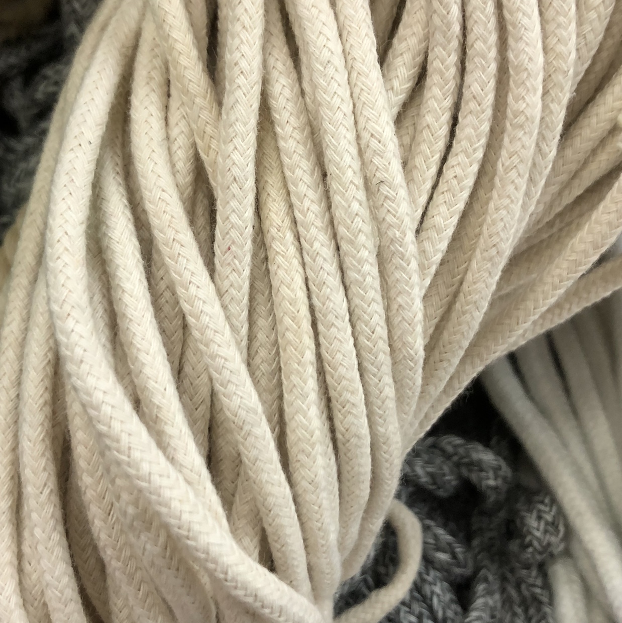 16 Strands Of White Cotton Rope