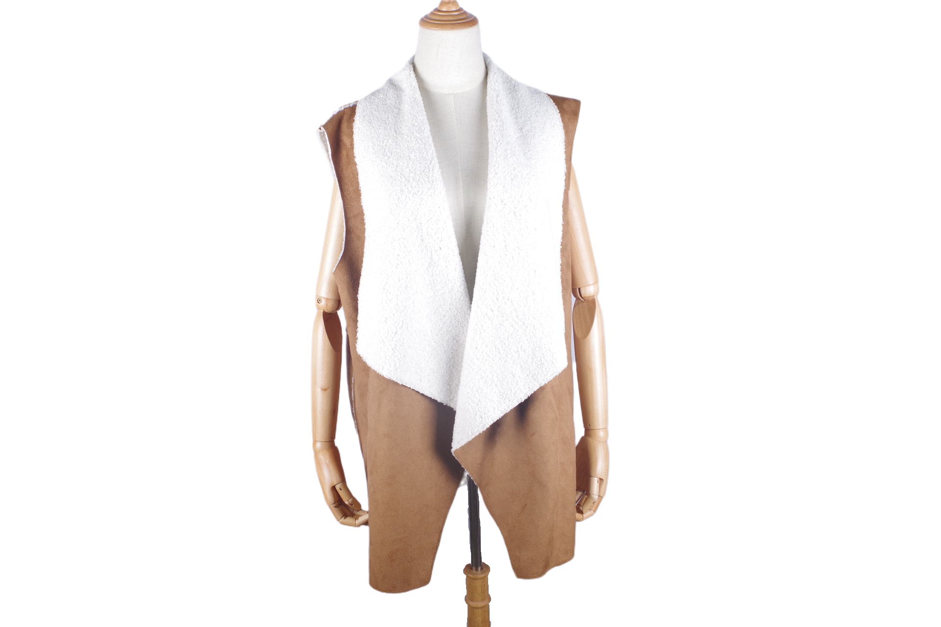 Winter Suede Compound Vest Granular Casual Women's Vest Imitation Fur Vest
