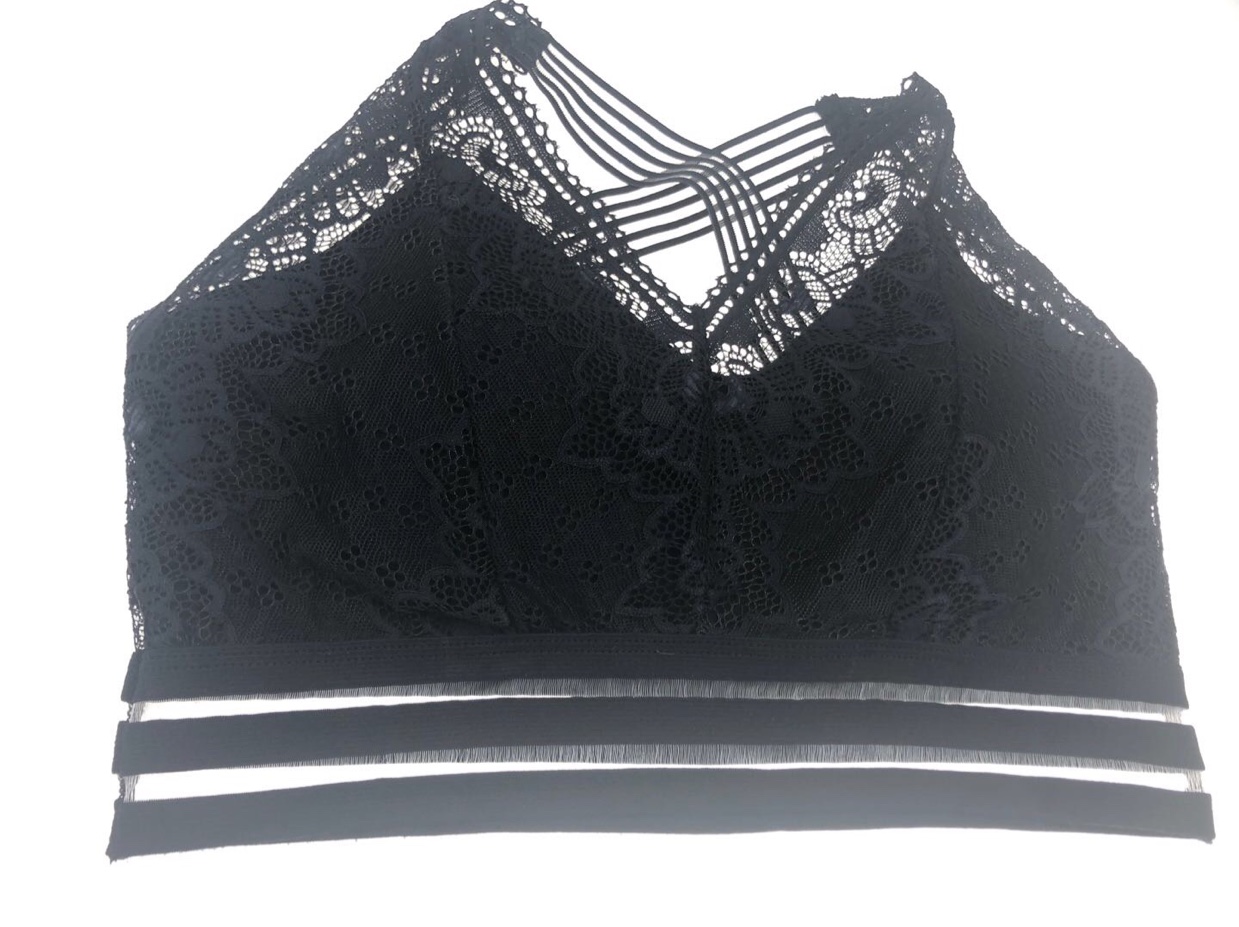 Sexy transparent lace sporty close-fitting wrap around the chest Specification image
