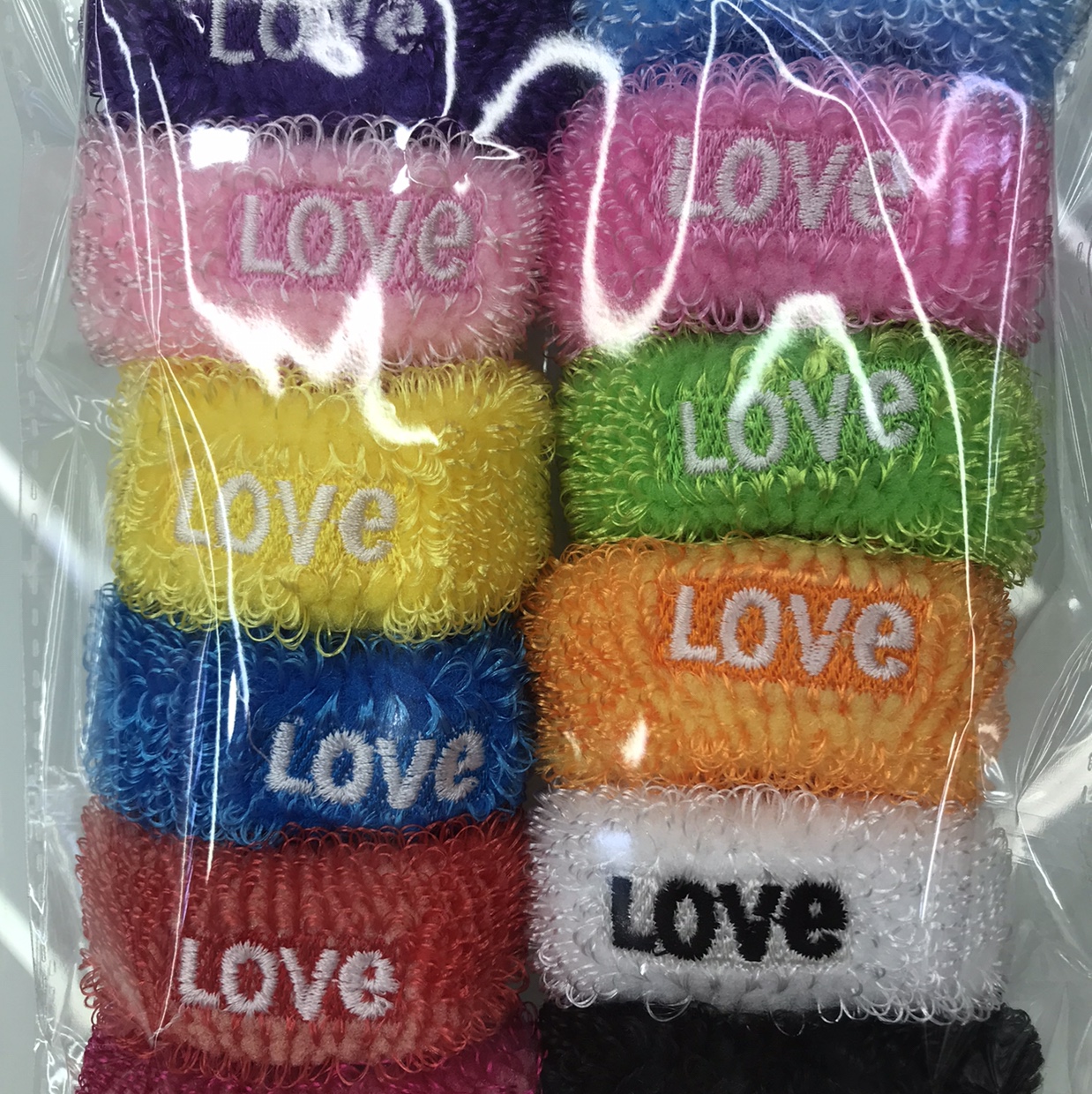 Love embroidered head ring thumbnail