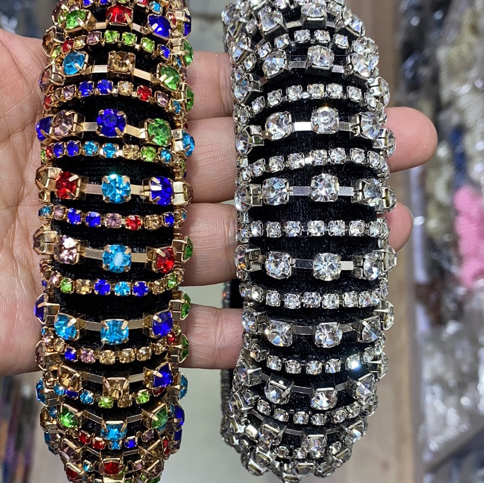 Europe And The United States Fashion Trend Full Drill Hoop, Hair Clip, Hair Hoop And Other Wholesale 12 Batches details Picture