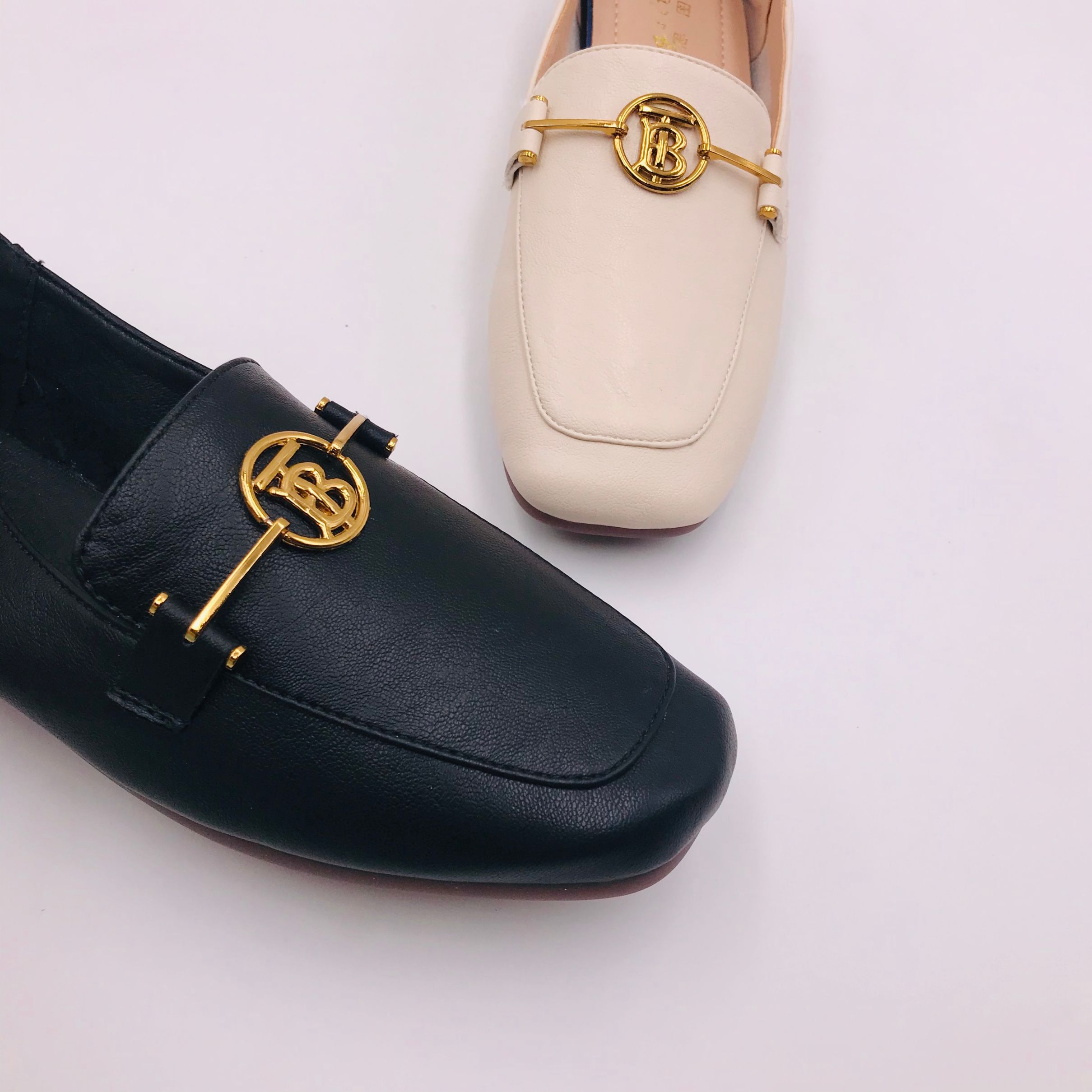 胜利鞋业女式平底软底春秋款英伦风百搭小单鞋详情图4