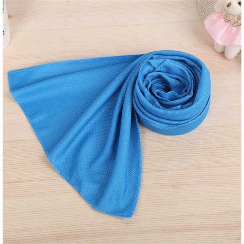 简爱丝缘夏季单色蜂窝冰凉巾运动冷感毛巾速干降温防暑神器详情4