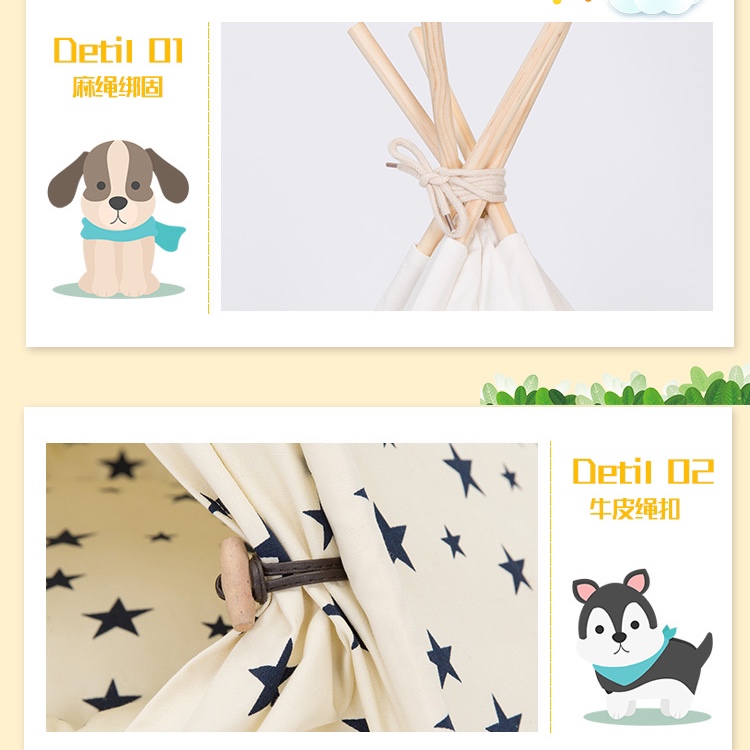 Pet tents, cat beds, dog beds, all-cotton canvas indoor, detachable and washable in summer, fresh and clean sleeping pads, Internet celebrity bestsellers undefined