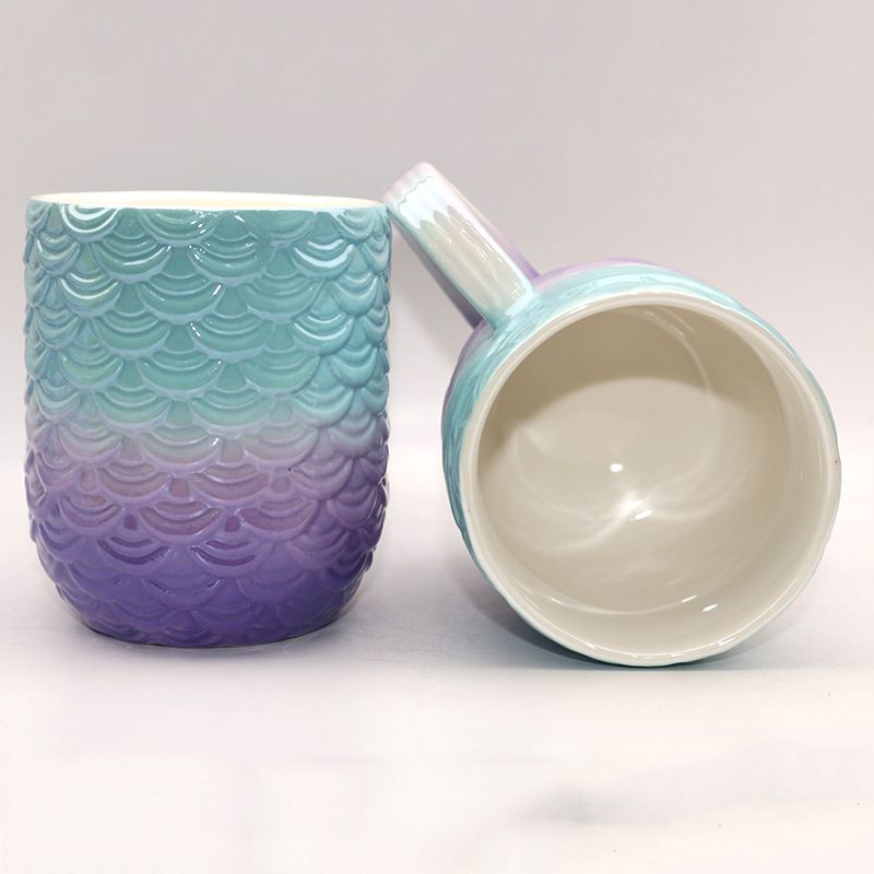 Electroplated Mermaid Ceramic Cup Application Scenario