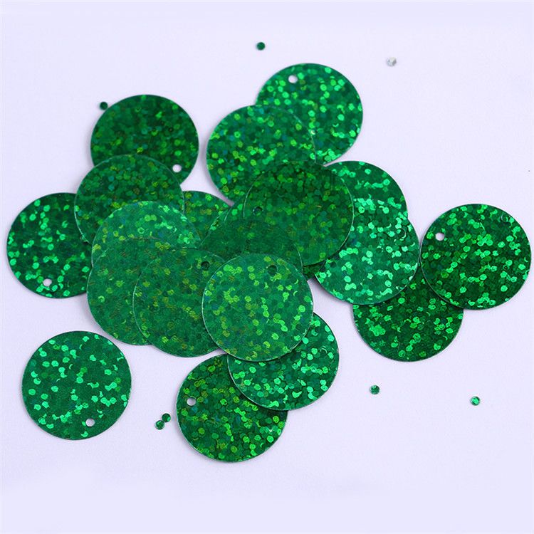 Sequins Laser High Temperature Resistant 20-50Mm Round Bag Accessories Specification drawing