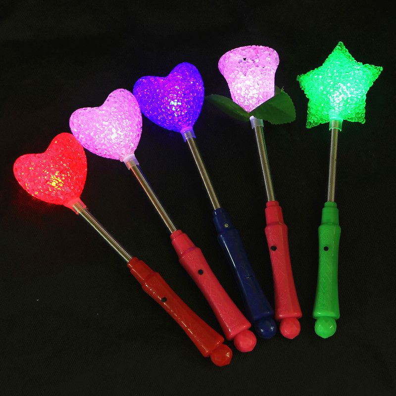 Concert props romantic night glow rose small rice stick LED glow stick thumbnail