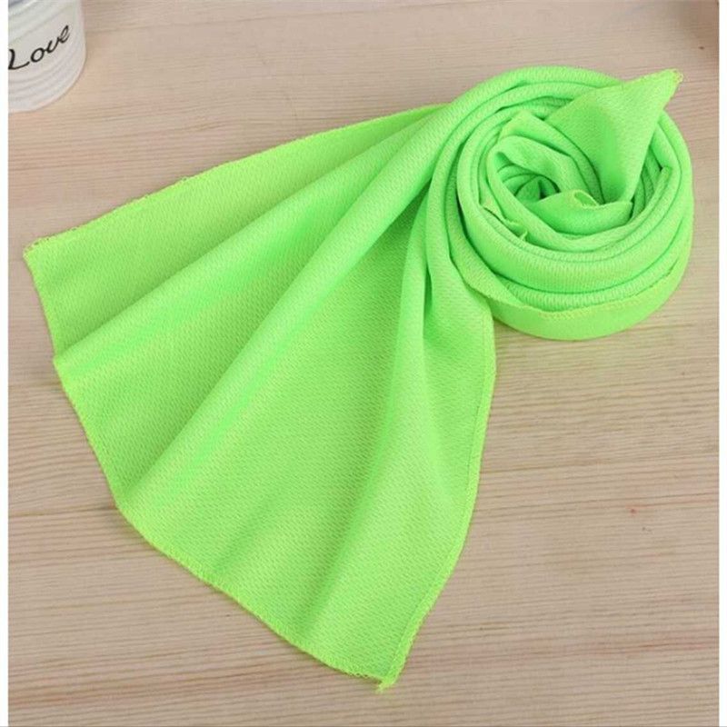简爱丝缘夏季单色蜂窝冰凉巾运动冷感毛巾速干降温防暑神器详情7