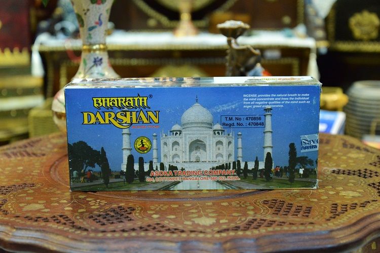 Large box of Indian imported Darshan flat box Dharma incense, indoor long-lasting incense in stock. One large box, 12 small boxes
