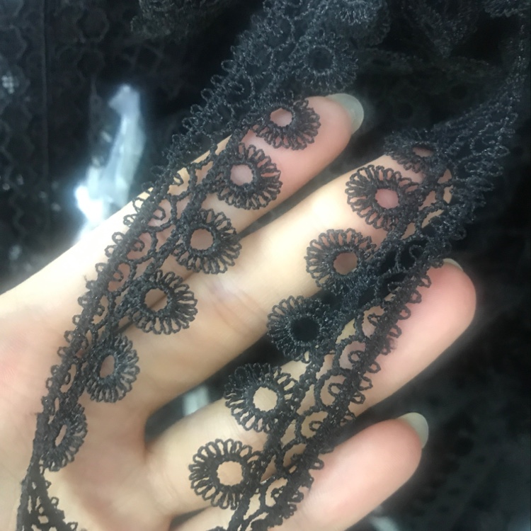 Black DIY necklace accessory trim trim details Picture