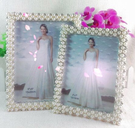 创意现代简约婚纱照相框摆台6寸710寸情侣照片框全家福照结婚照框详情图3