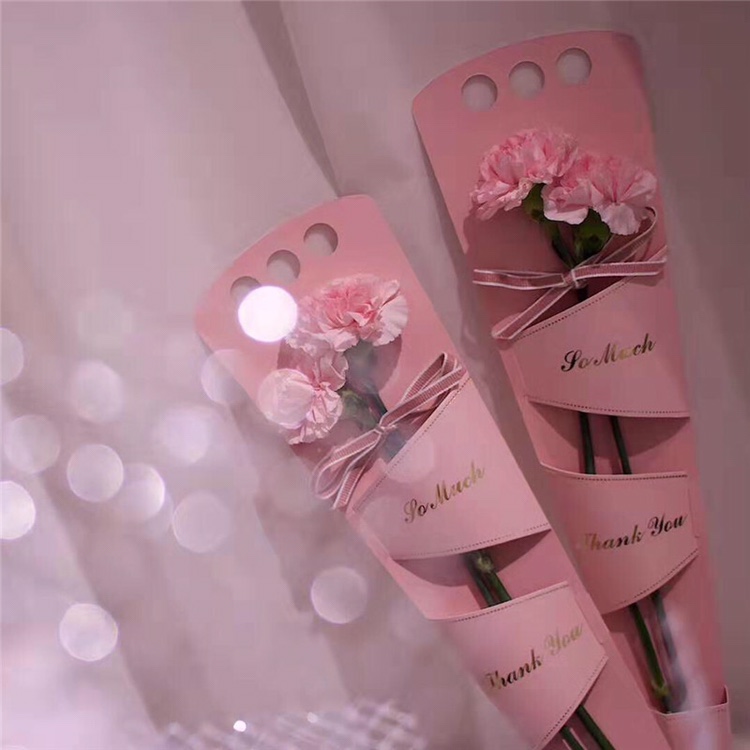 Pink single flower box
