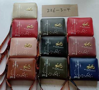 小号两折拉链钱包图