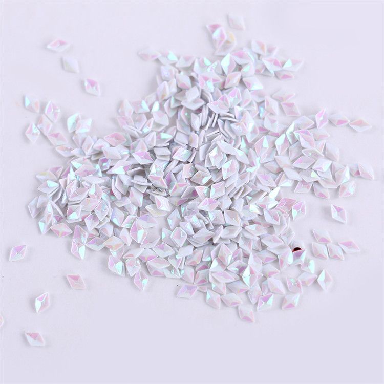 3D Opalescent Glitter Quadrangle Hexagonal Glitter Laser Stripe Glitter Egg Diamond 3D Glitter Glitter Scatter details Picture