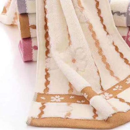 Jacquard water ripple towel