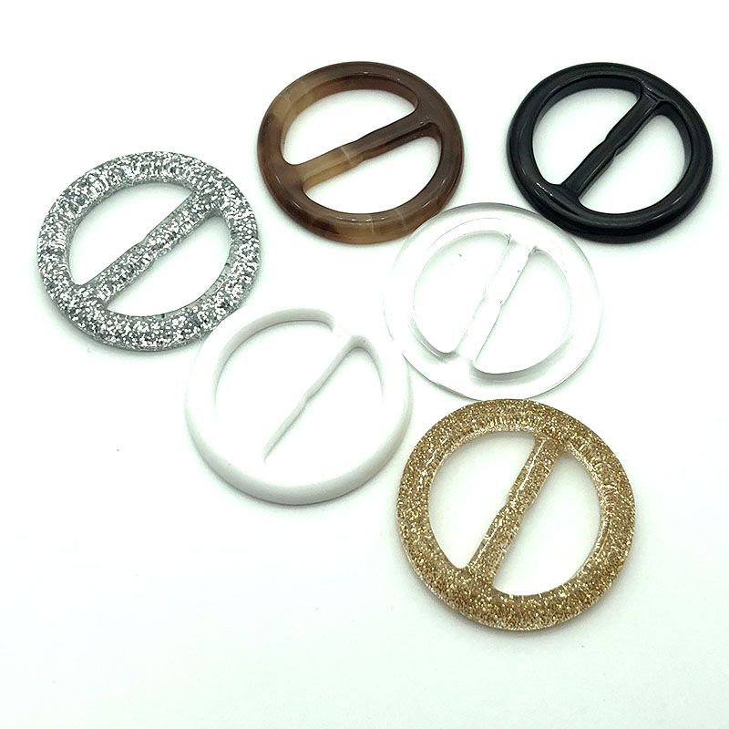 High-Grade Coat Day Word Buckle Belt Button Trench Coat Waist Buckle Round Rectangular Resin Button Clothes Accessories details Picture