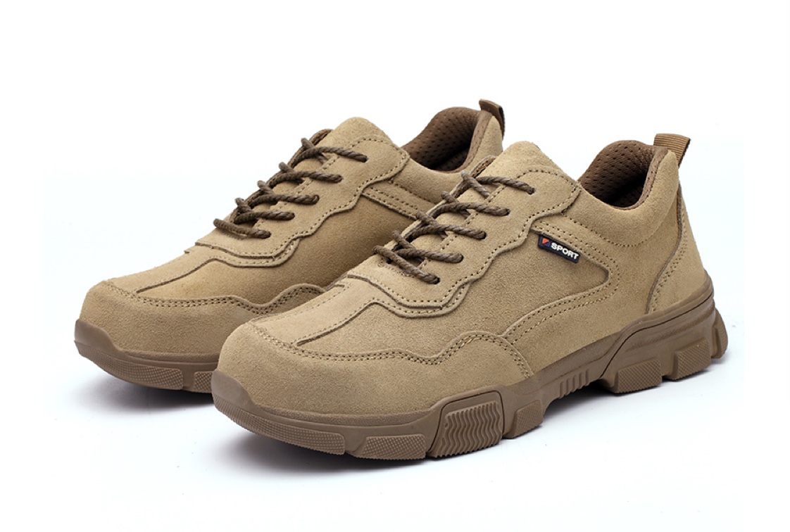 登山鞋户外运动鞋防砸耐穿真牛皮劳保鞋图