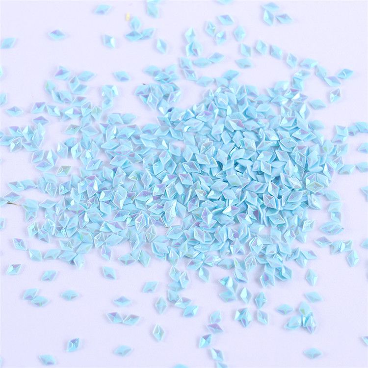 3D Opalescent Glitter Quadrangle Hexagonal Glitter Laser Stripe Glitter Egg Diamond 3D Glitter Glitter Scatter Application Scenario
