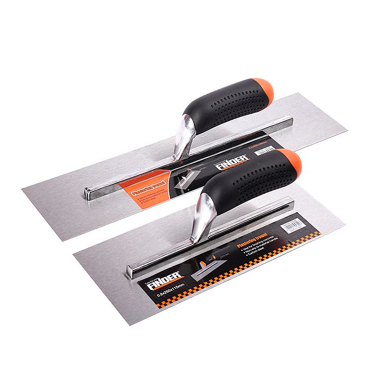 Discoverer tool double color plastic handle 6 nail aluminum root Plastering Trowel small Plastering