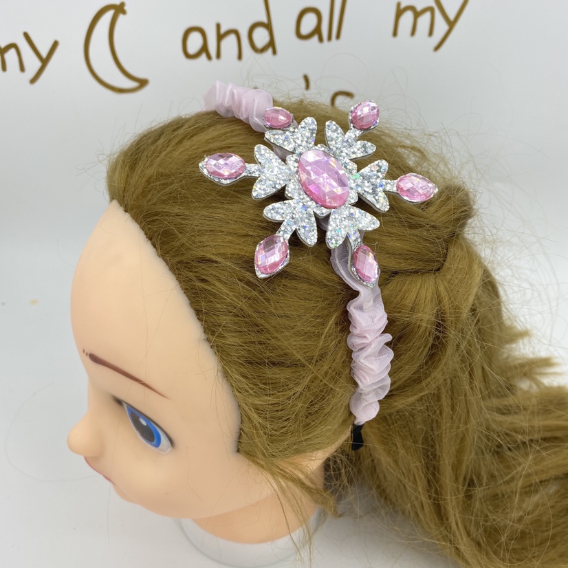 Children's hair band snowflake headwear details Picture