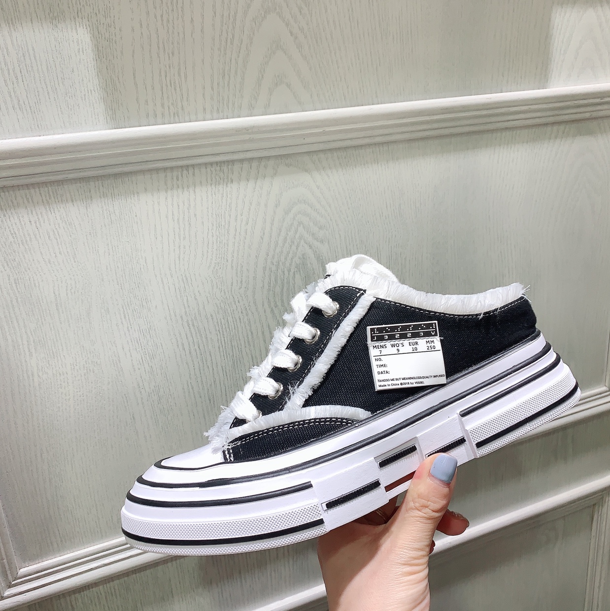 帆布半拖细节图