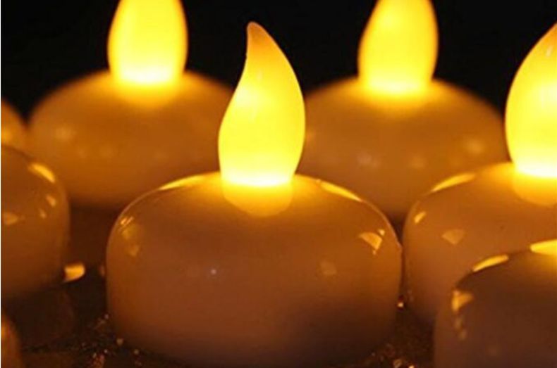 LED floating candle light hotel romantic candles