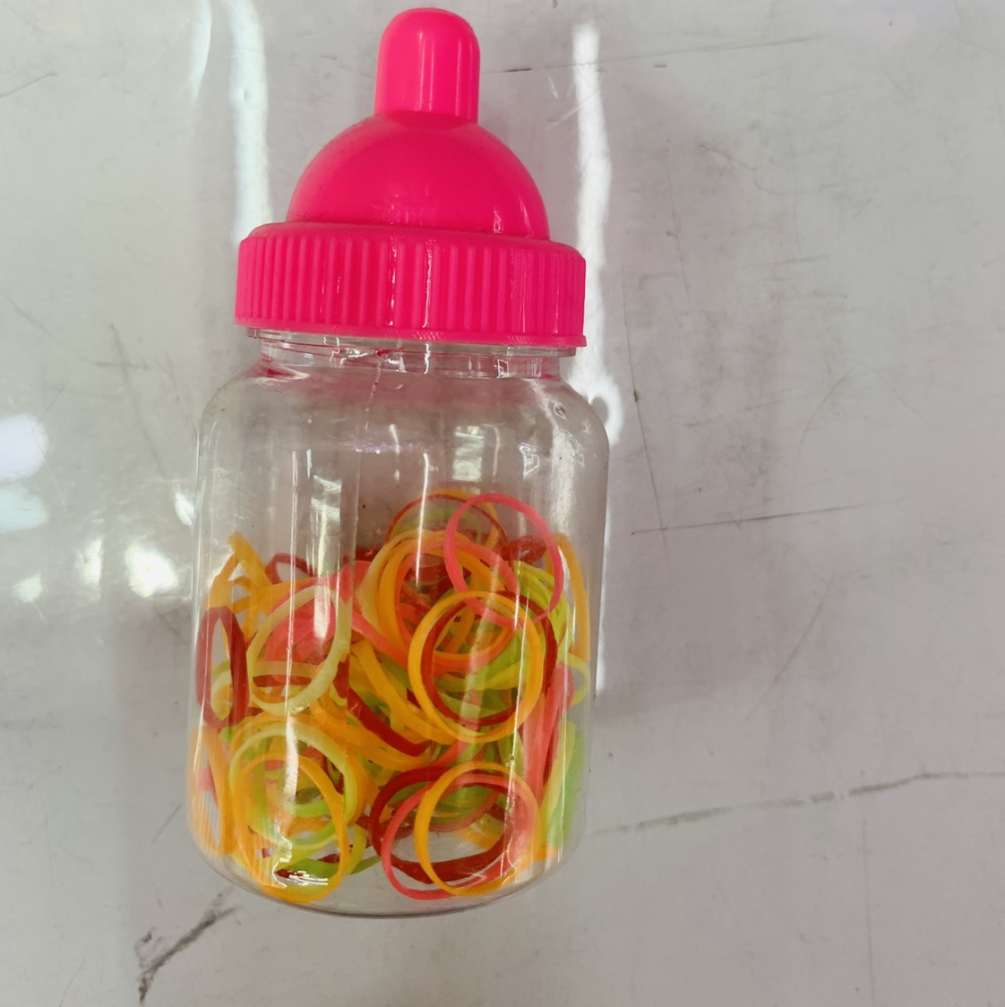 奶瓶皮筋荧光