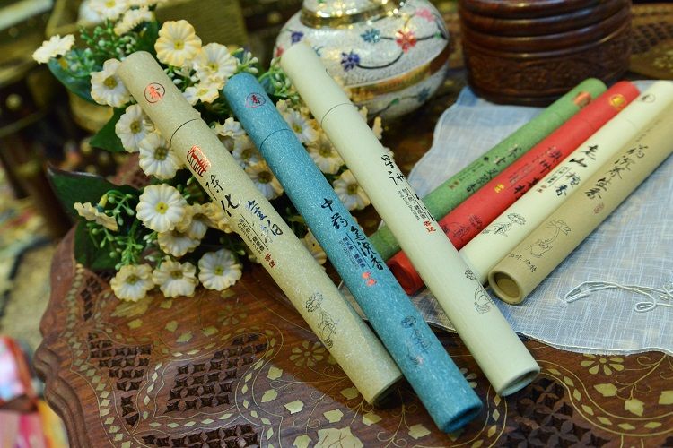 圆管纸盒线香 家用办公室内持久熏香 现货可批 多香味混批细节图