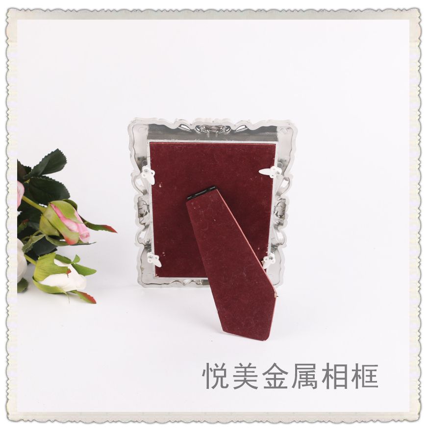 Wholesale of European-style ABS photo frames, 6-inch pearl display tables, wedding gifts, studio display tables, and creative crystal ornaments detail image 6